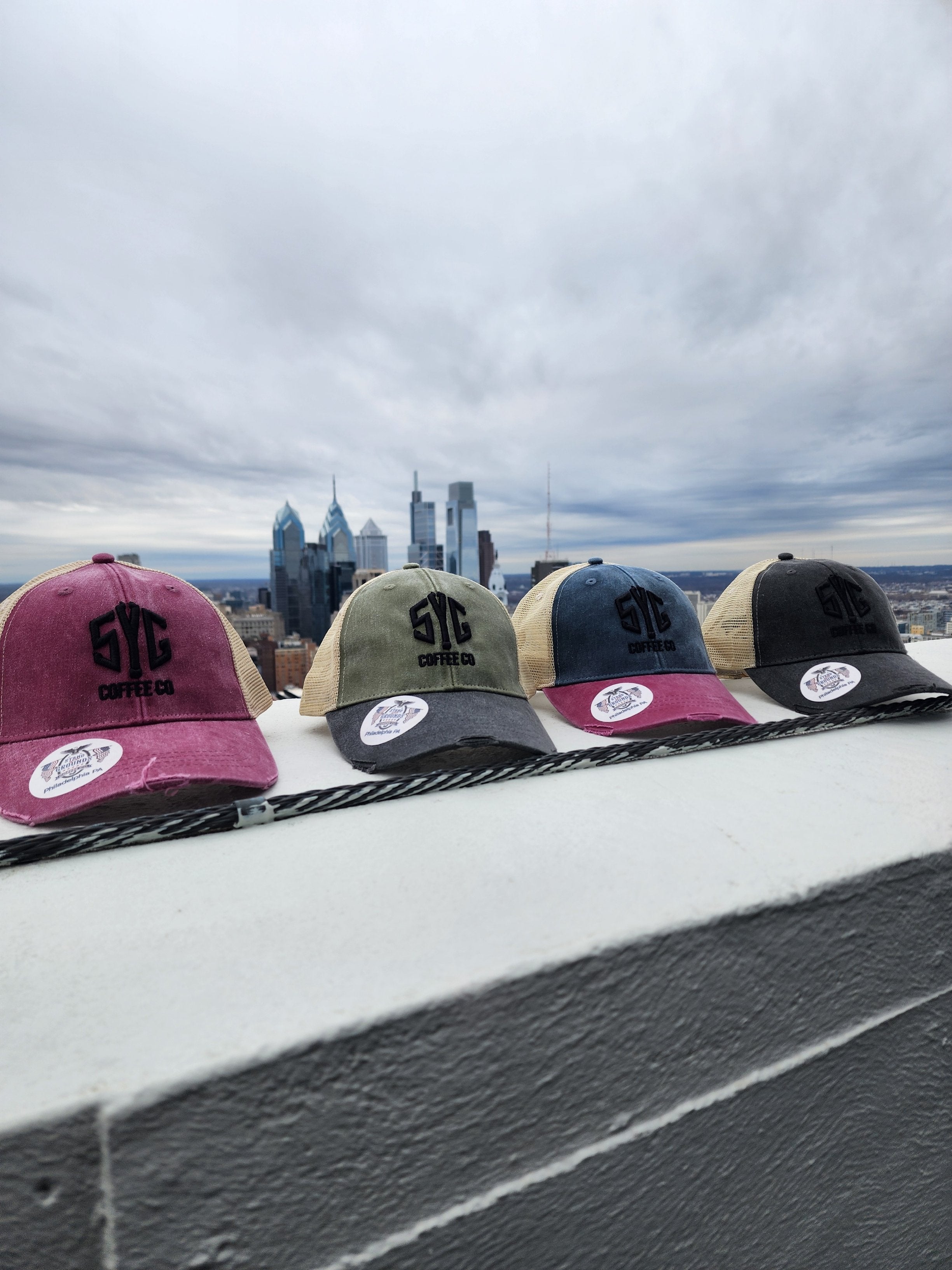 Distressed Ollie Caps - SYGC