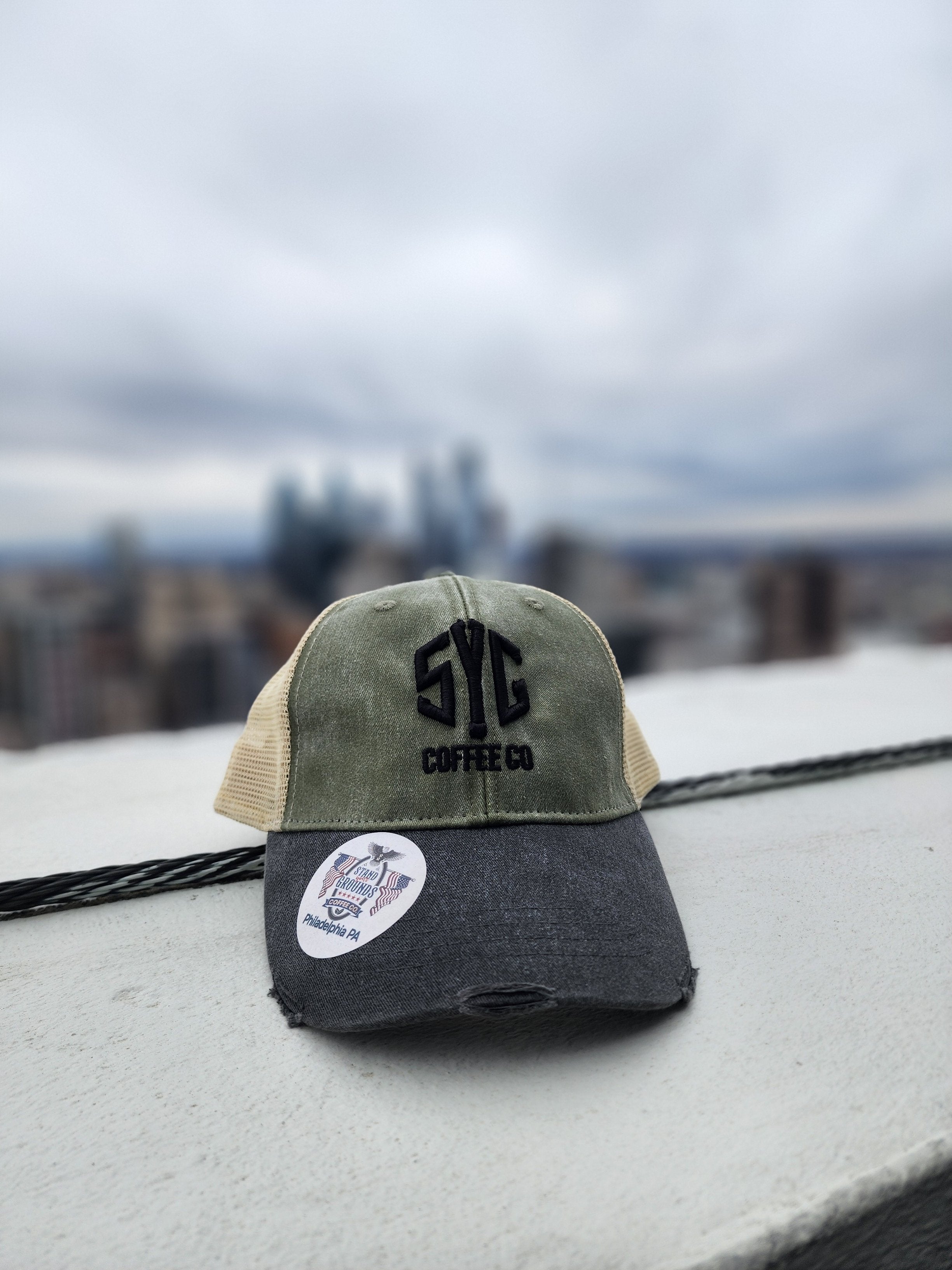 Distressed Ollie Caps - SYGC