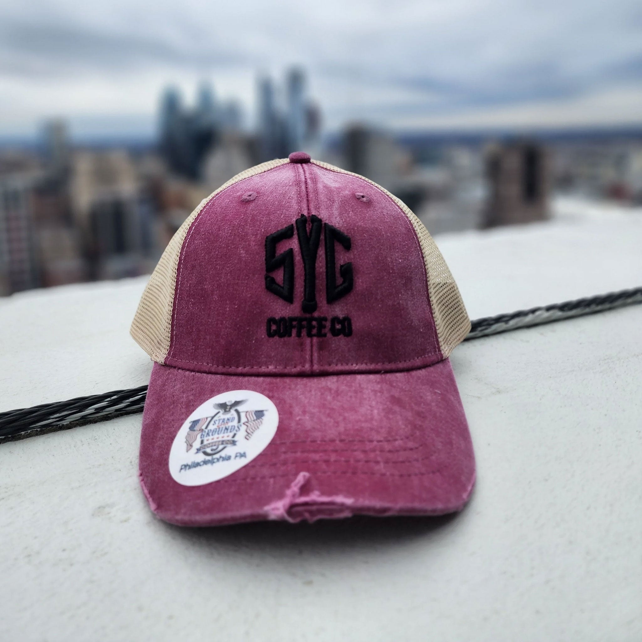 Distressed Ollie Caps - SYGC