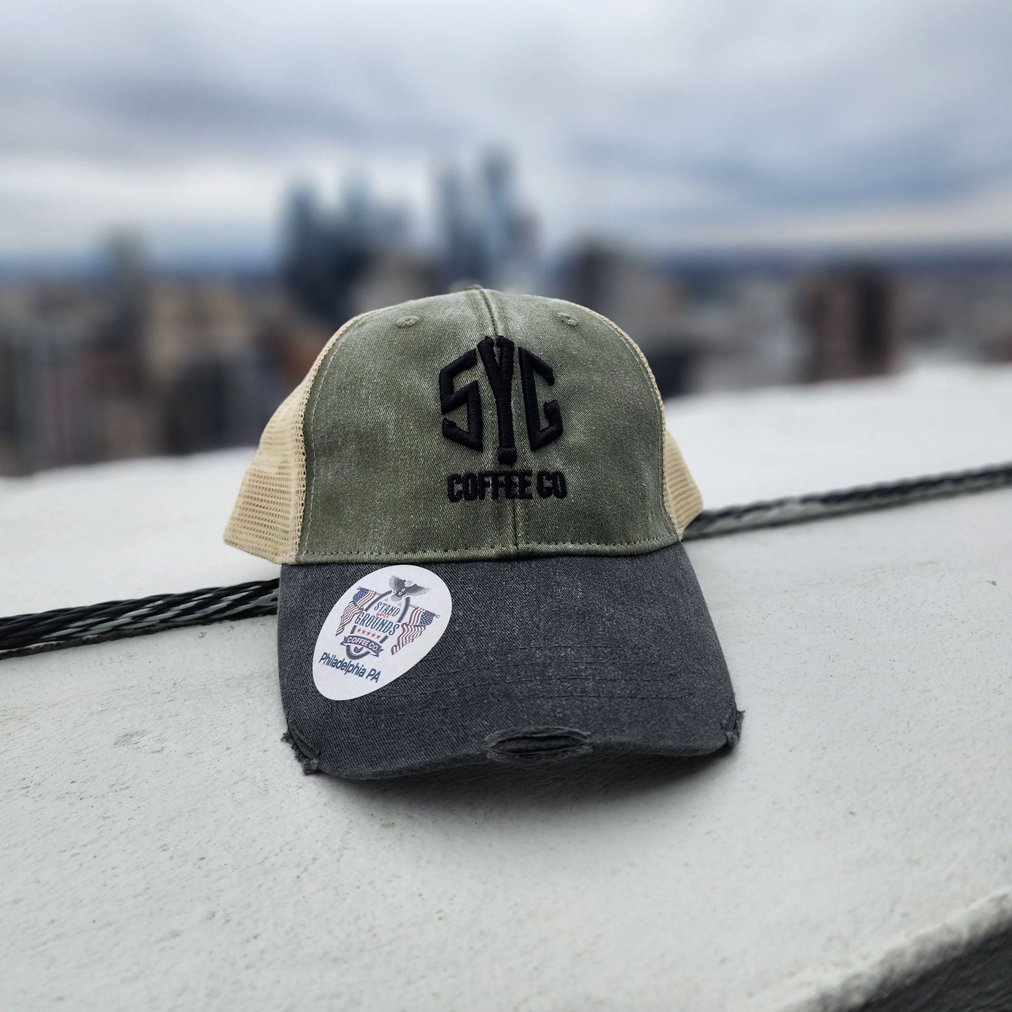 Distressed Ollie Caps - SYGC